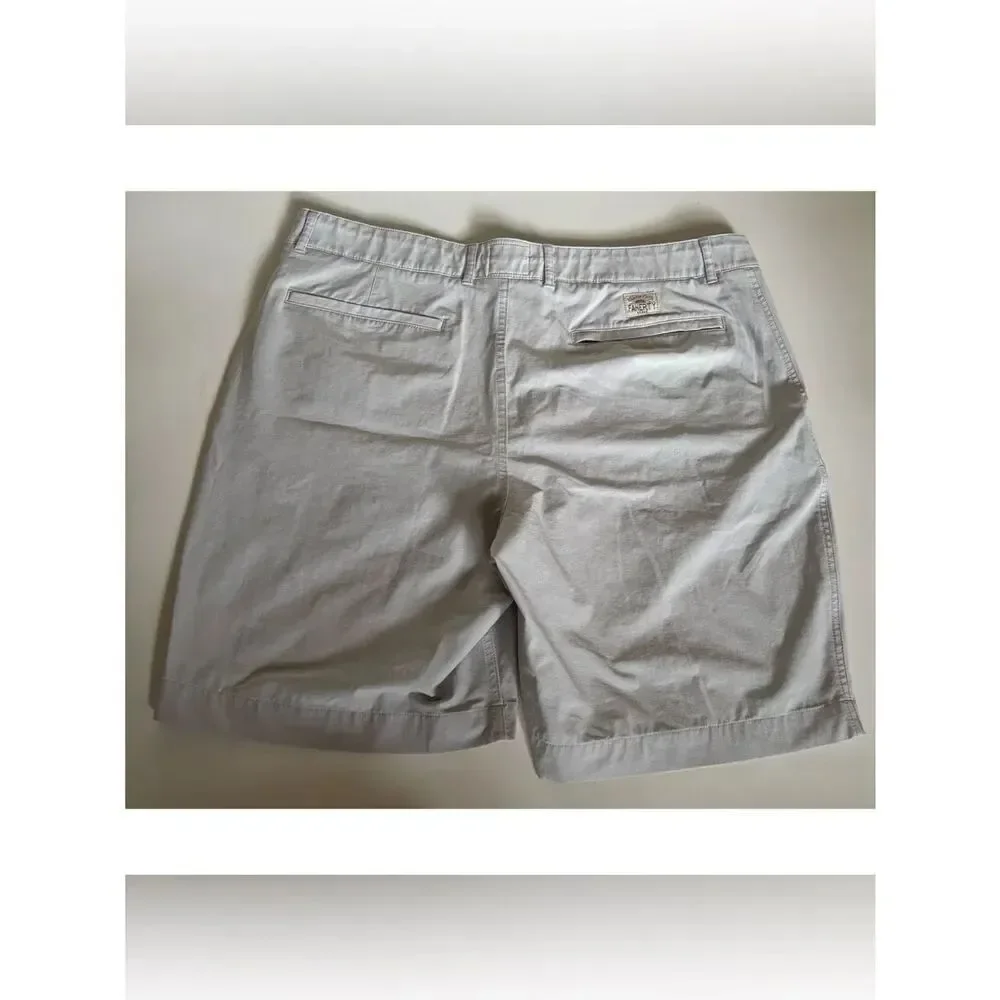 FAHERTY All Day Shorts 9” in Ice Gray Size 38